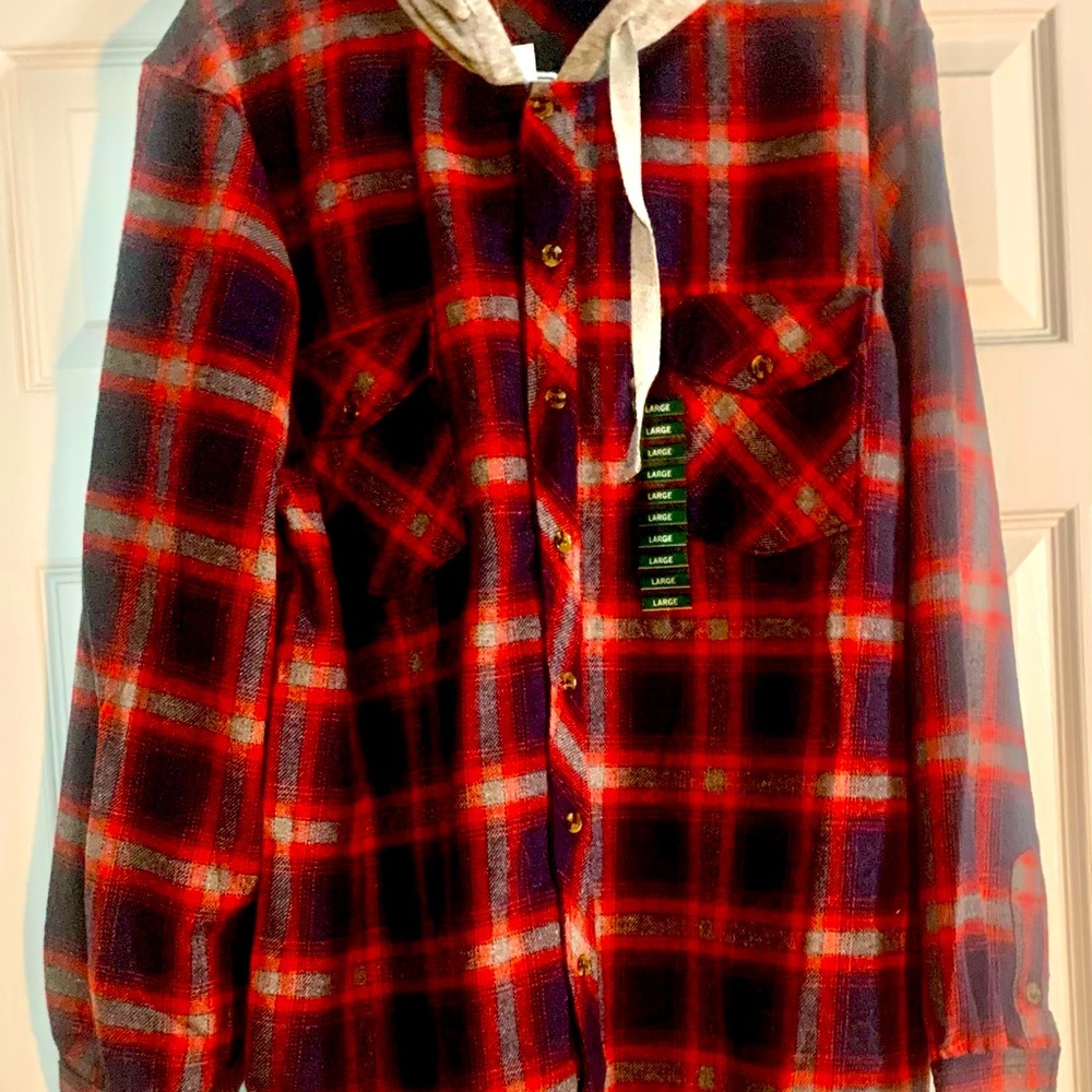 Men’s hooded, fleece shirt, mountain expedition, brand, soft, loose, fitting